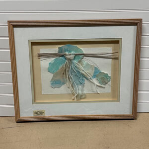 Gomez Paper Art "Moonshadows" 1991 Signed Matted and Shadow Box Framed 17x21